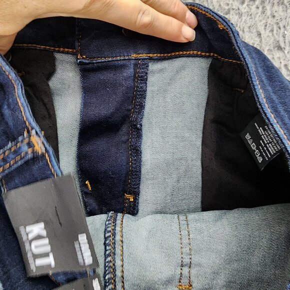 Kut From The Kloth Jeans Womens 6 Diana Dark Wash Stretch Mid Rise Skinny *NWT* - Picture 13 of 16